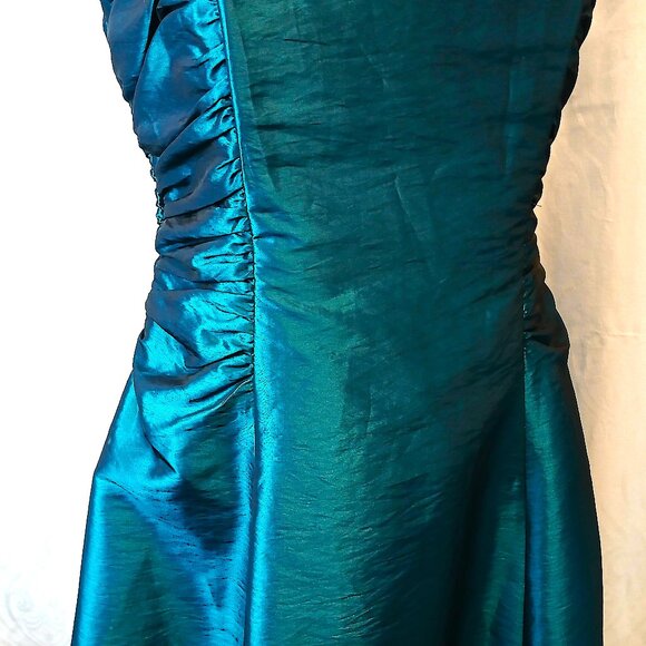 Dark Turquoise Gown - Picture 3 of 5